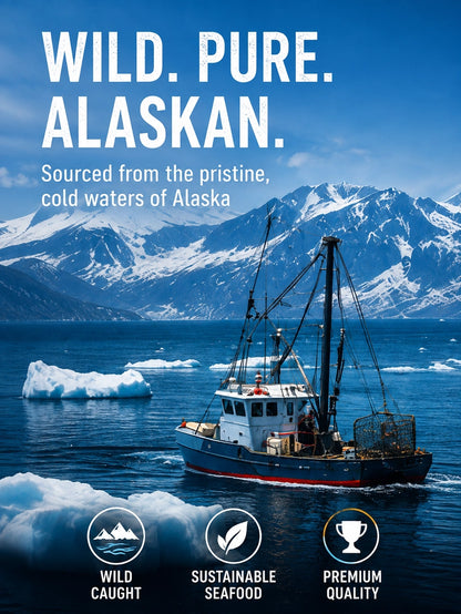 🦀 Alaskan Red King Crab Legs - 🏆💎 Ready to Eat High-Protein Seafood Snack